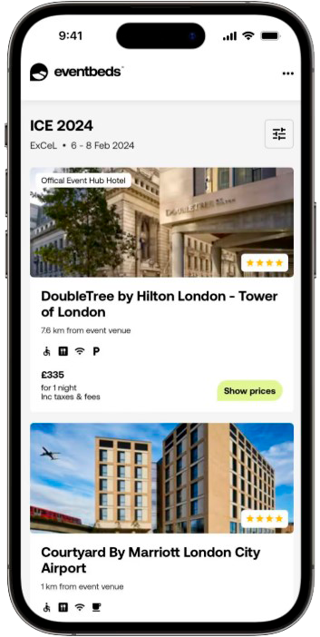 Eventbeds Mobile App